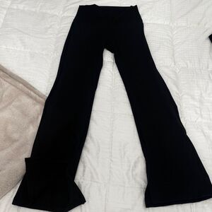EVCR Split leg high waisted flare leggings size medium